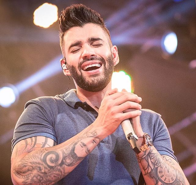 Na imagem o cantor Gusttavo Lima