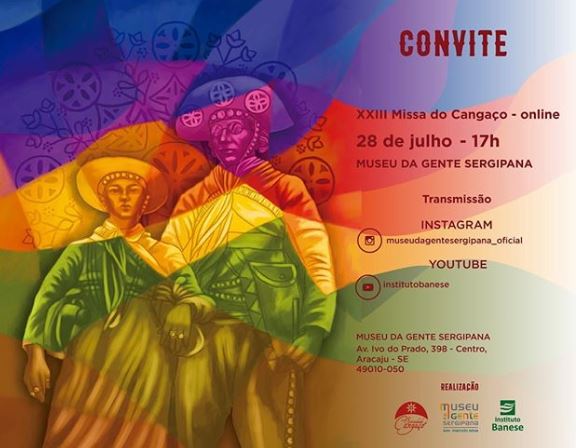 cartaz informativo da XIII missa do cangaço