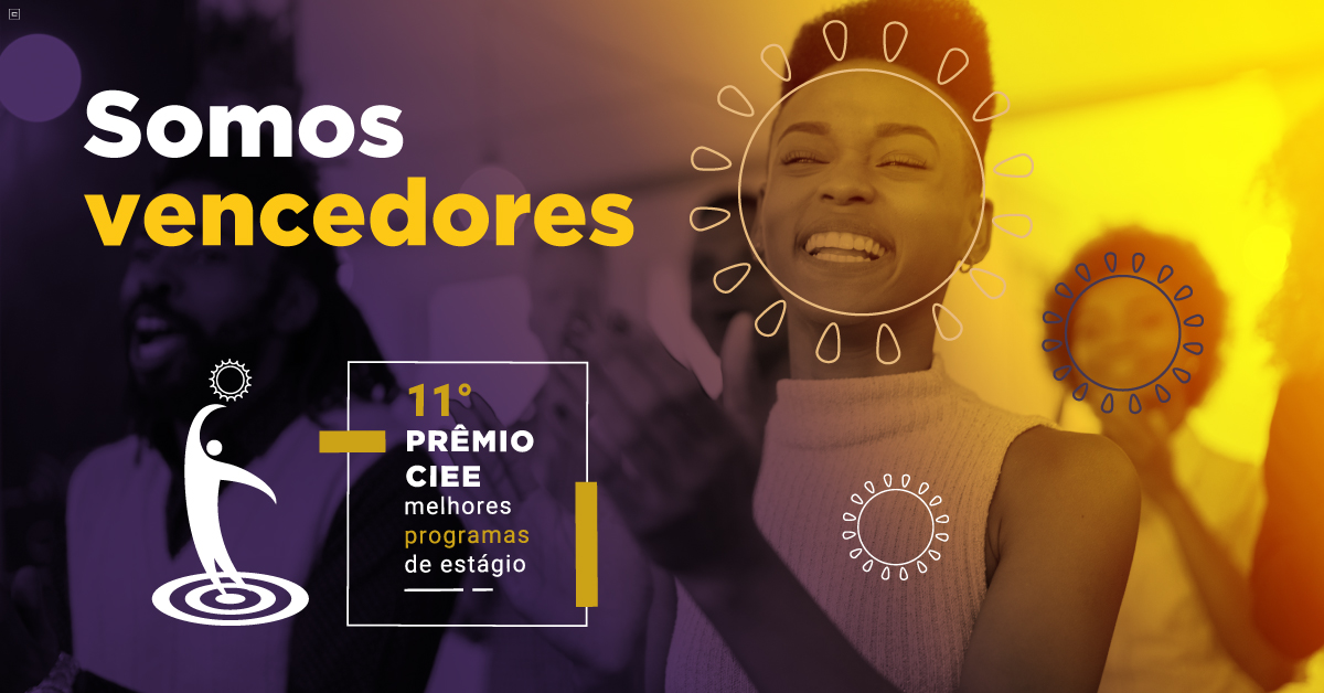 cartaz do premio CIEE melhores programas de estágio