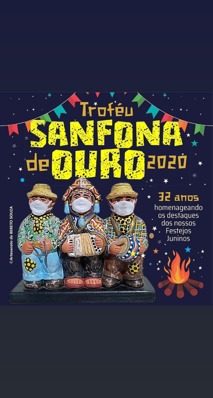 cartaz ilustrativo do troféu Sanfona de Ouro 2020