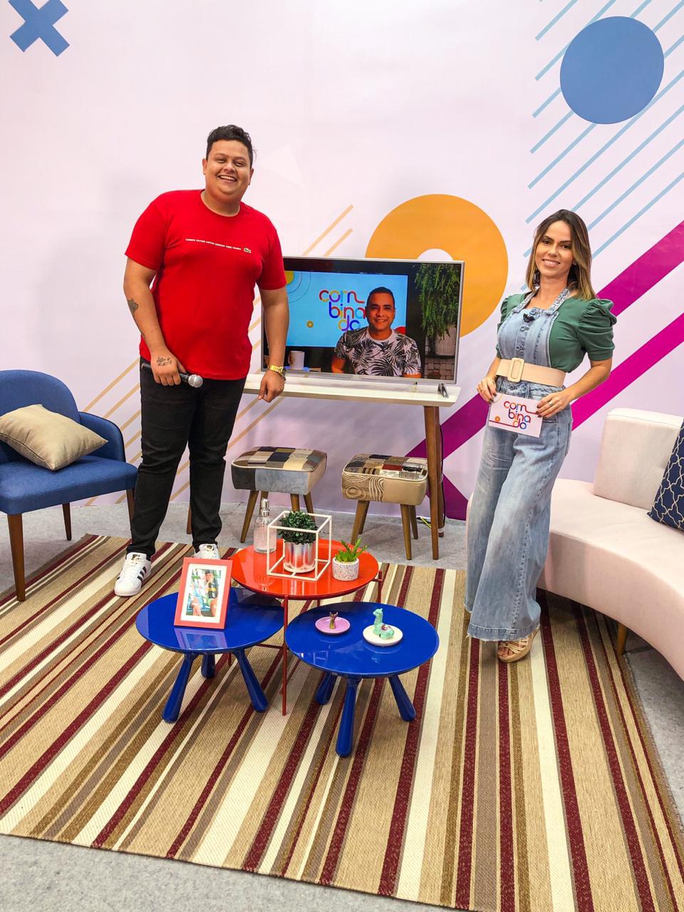 na imagem o cantor Weliton Gordinho que estará no programa Combinado