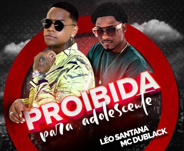 Capa de divulgação da nova música de Léo Santana e MC Du Black