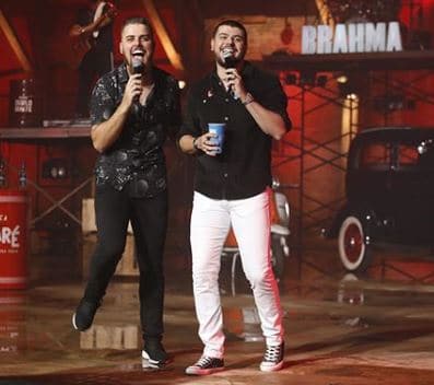 Na imagem os cantores, Zé Neto e Cristiano