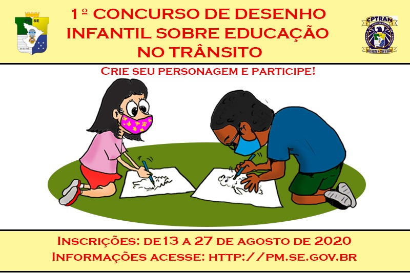 1ª edição do Concurso de Desenho Infantil Sobre Educação no Trânsito