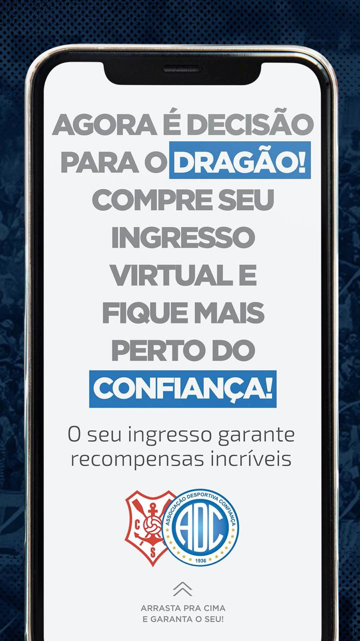 Confiança ingresso virtual colecionável