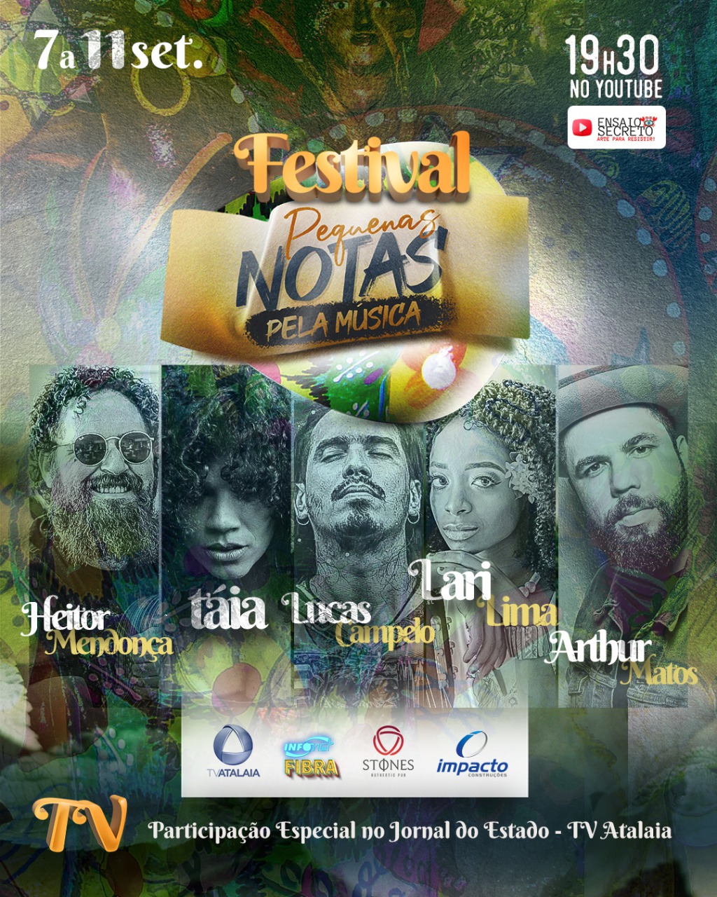 Festival Pequenas Notas Pela Música (Arte Rafael Olivio)